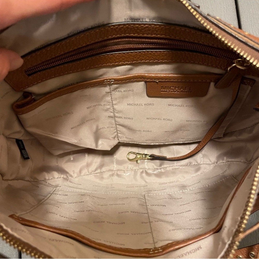 Michael Kors Women's  Guitar Strap Purse | Brooklyn Grommet | Tassel - Picture 8 of 16